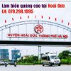 Làm biển quảng cáo tại Hoài Đức