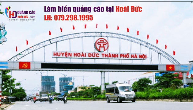 Làm biển quảng cáo tại Hoài Đức